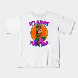 Retro: Tiki Time Kids T-Shirt